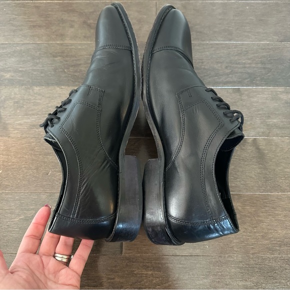 J. Murphy by Johnston & Murphy Men's Black Oxford Cap Toe Classic Size 9W - Picture 5 of 10